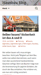Mobile Screenshot of hausbau-blog.org