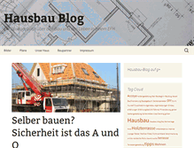 Tablet Screenshot of hausbau-blog.org